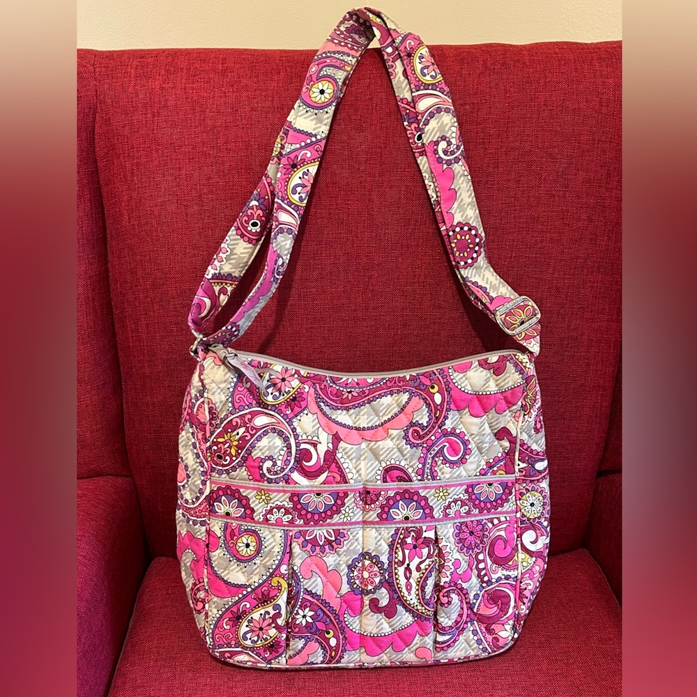 Vera Bradley Shoulder Bag in “Paisley Meets Plaid”